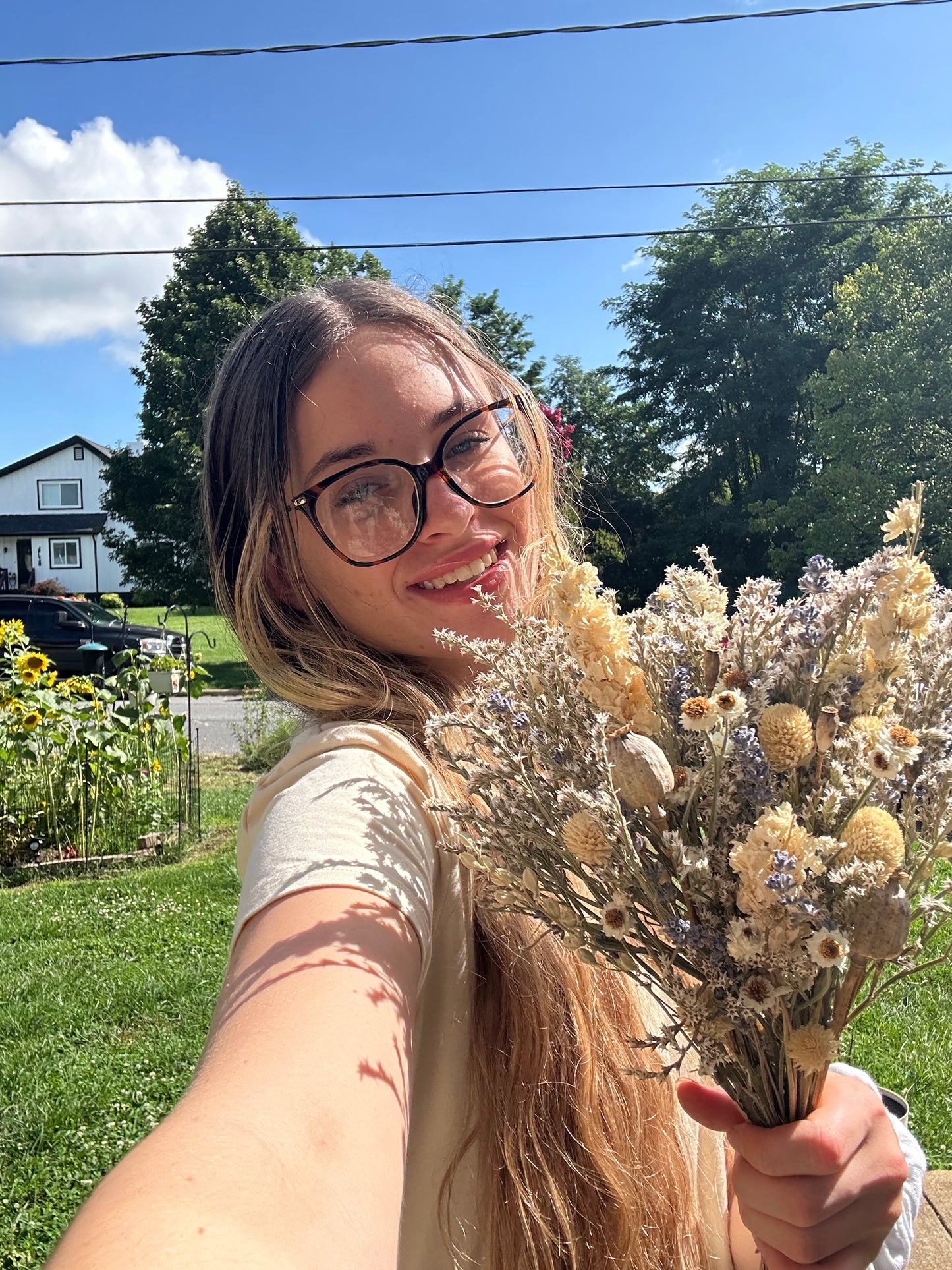 Lavender Fields Dried Flower Bouquet