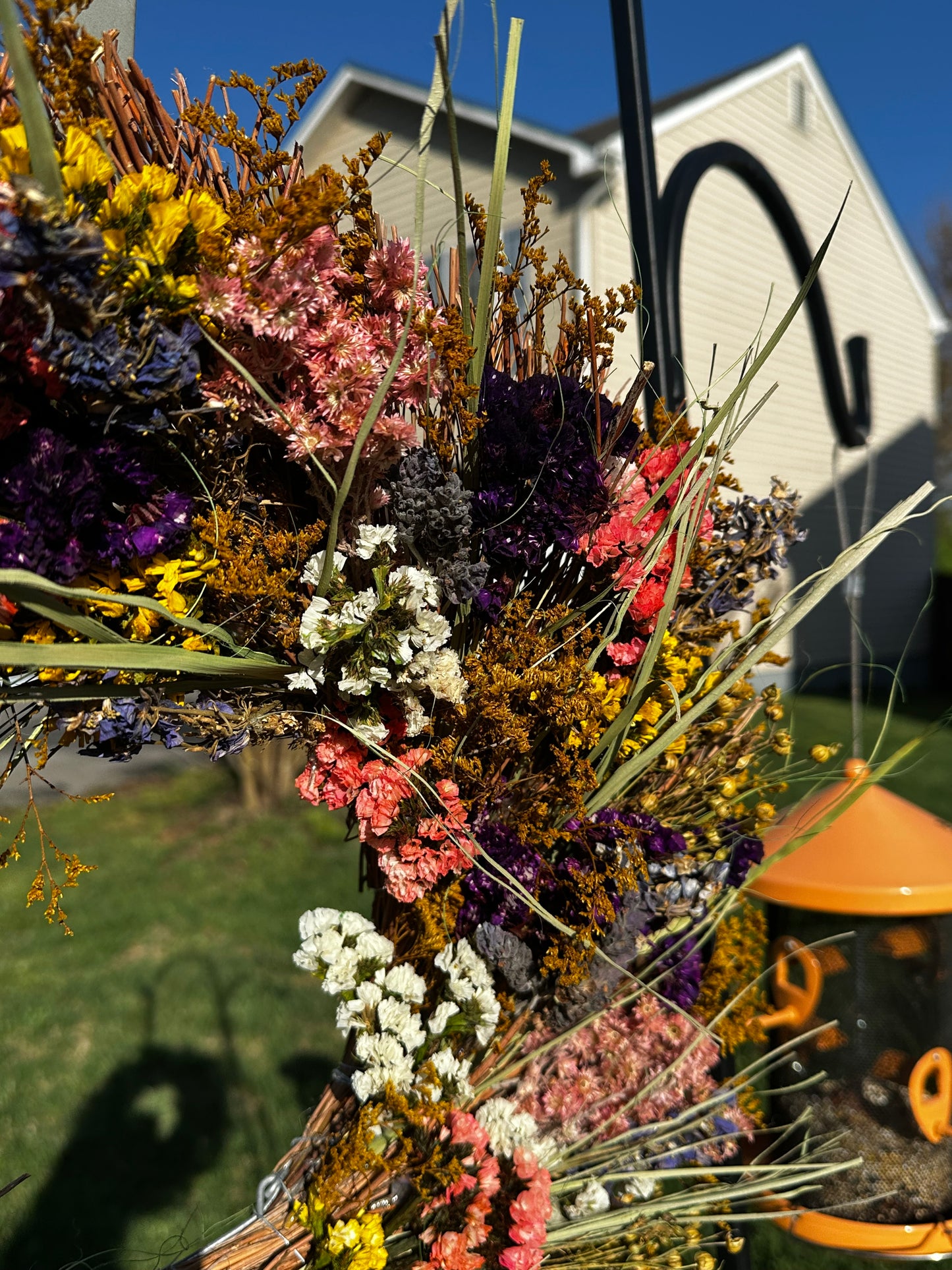 Dried Flower Spring Wreath