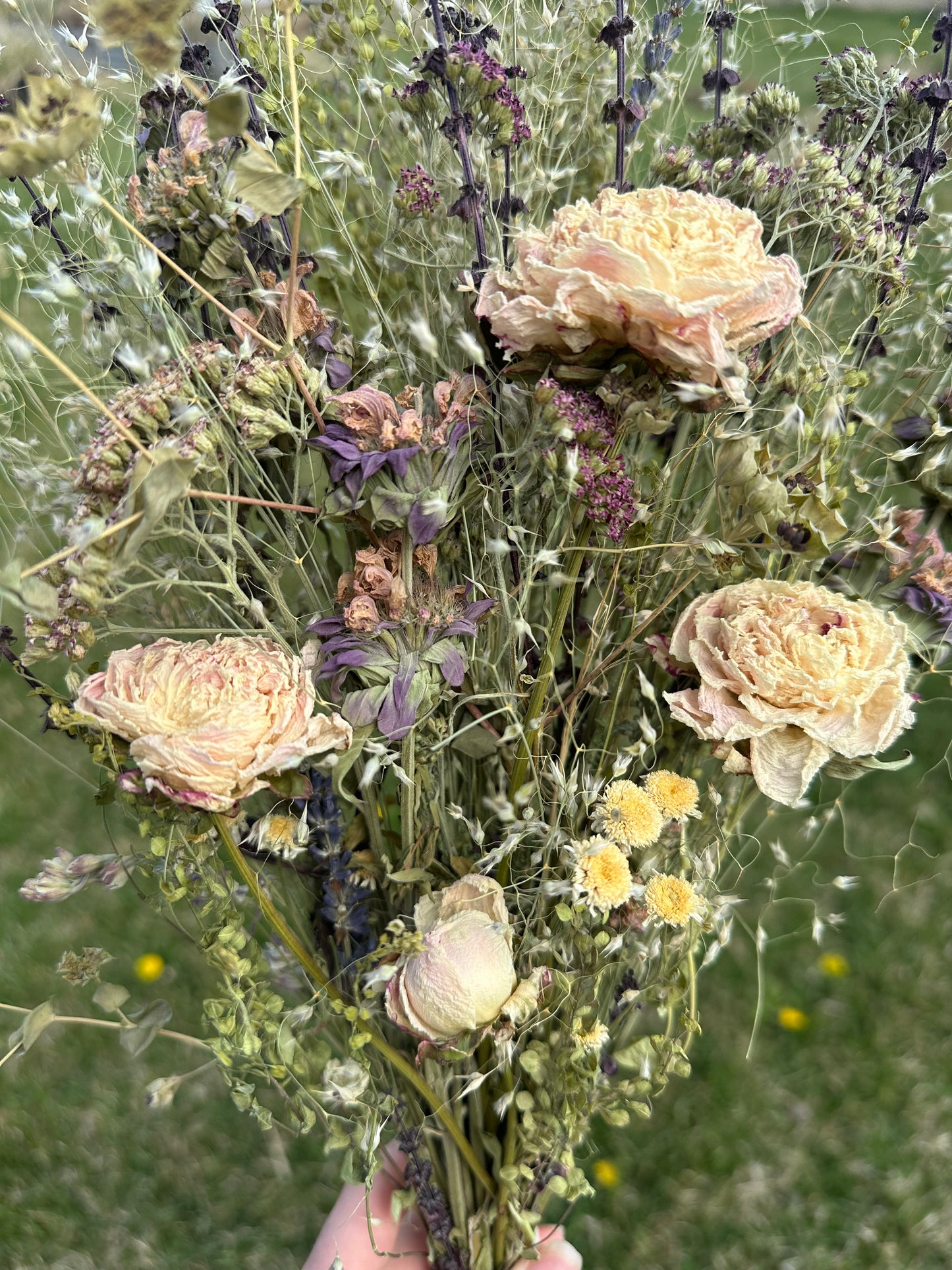 Spring Dried Flower Bouquet