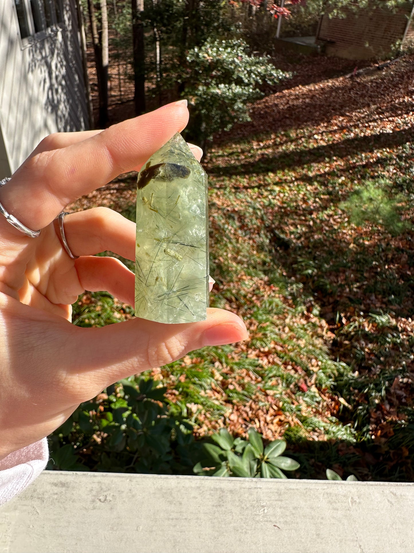 Prehnite tower #1