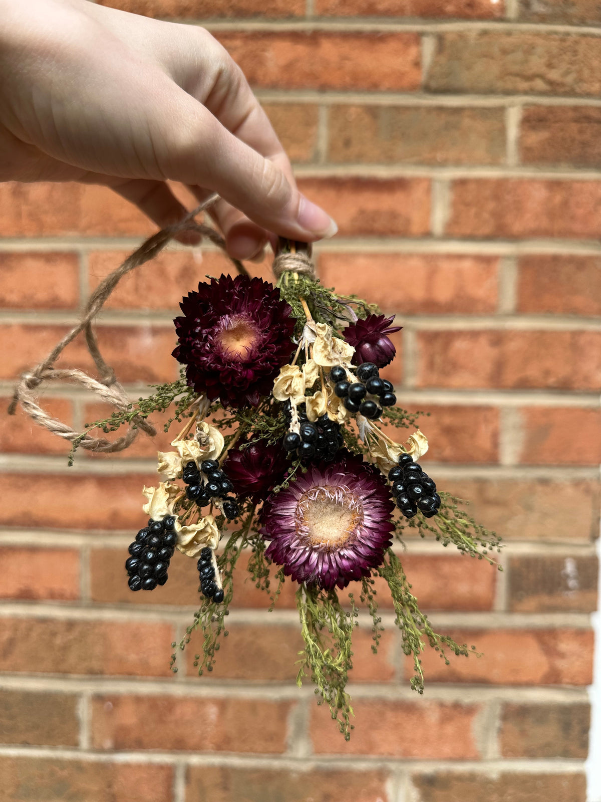 Burgundy Blackberry Mini Bouquet