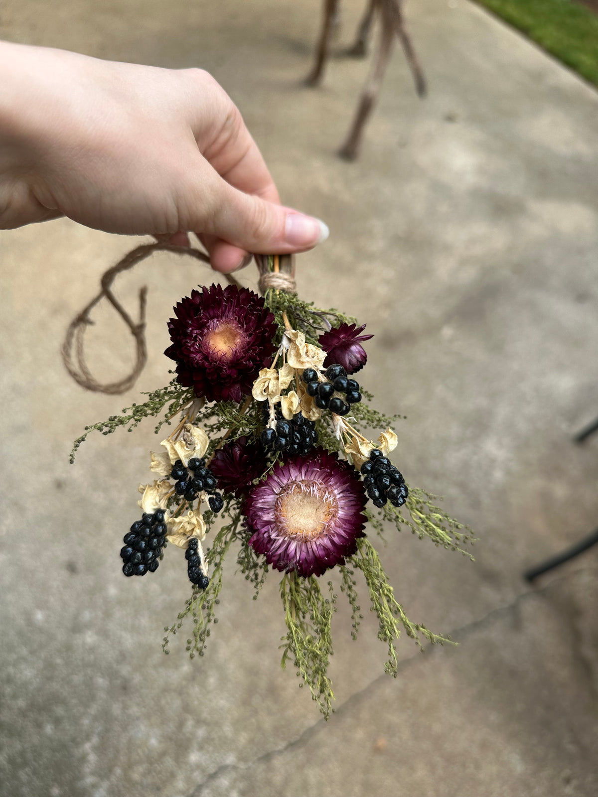 Burgundy Blackberry Mini Bouquet