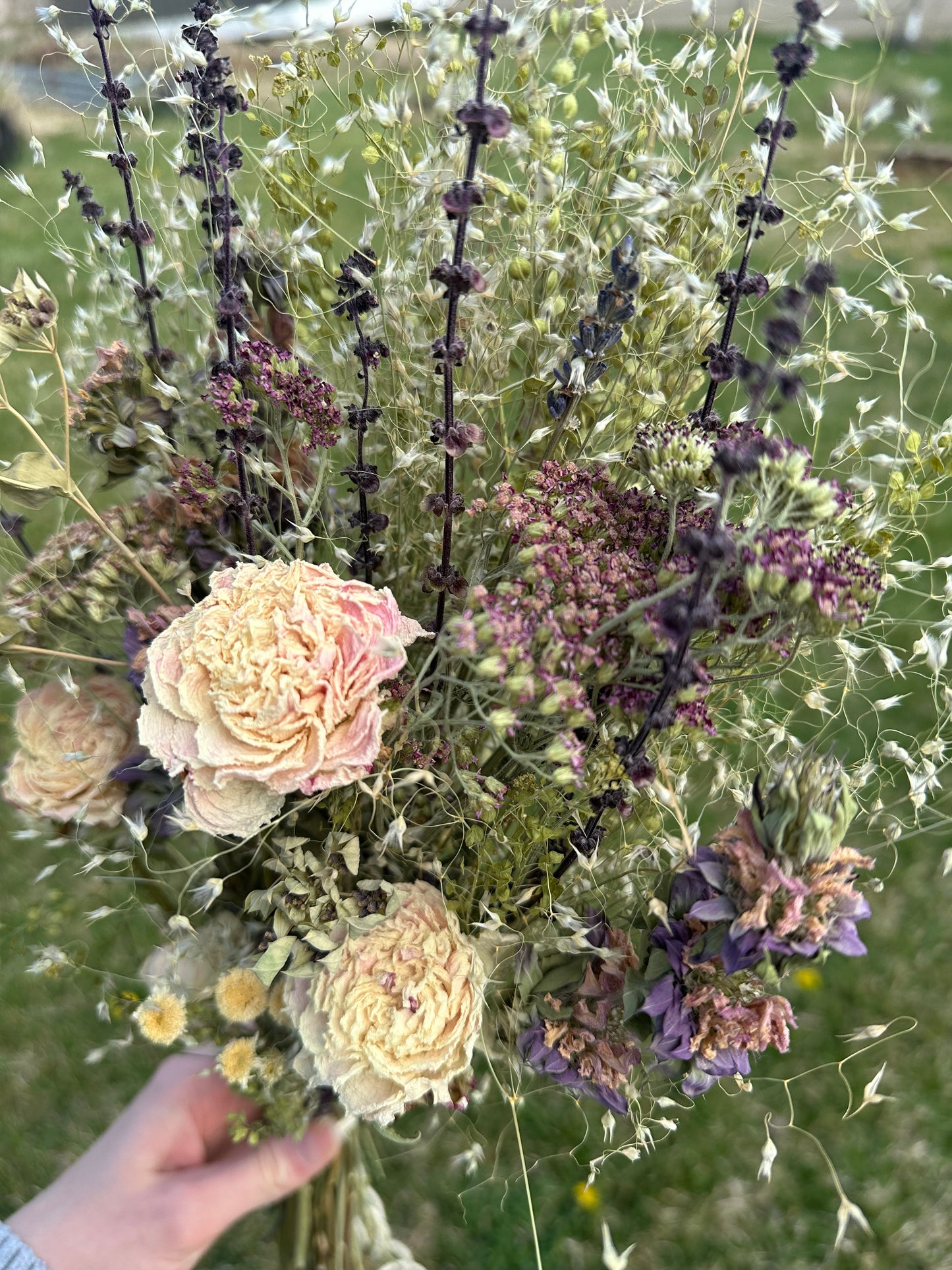 Spring Dried Flower Bouquet