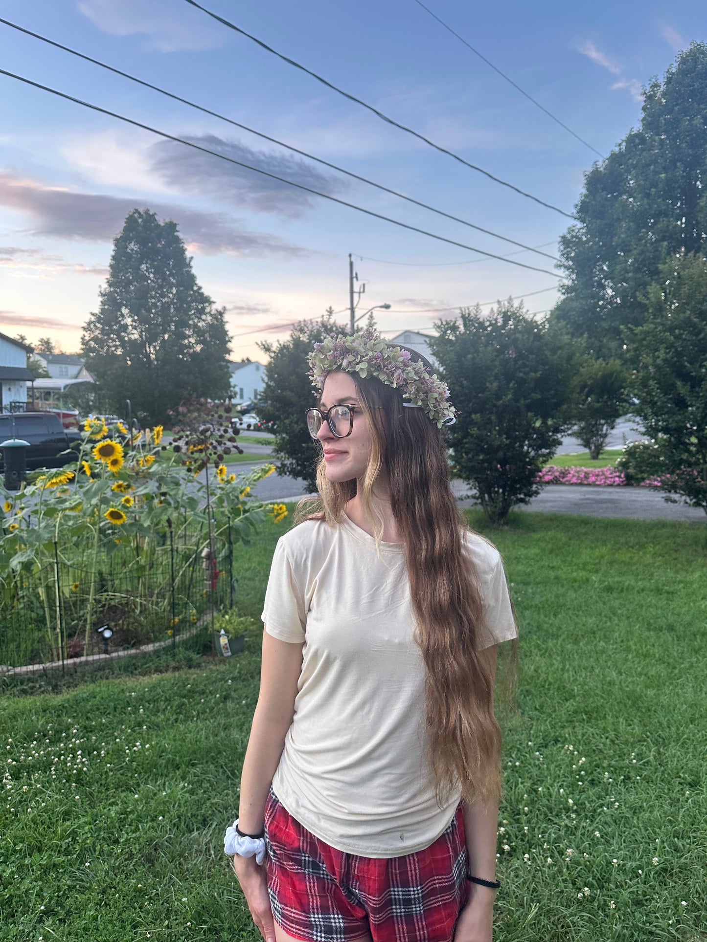Summer Dried Flower Crown