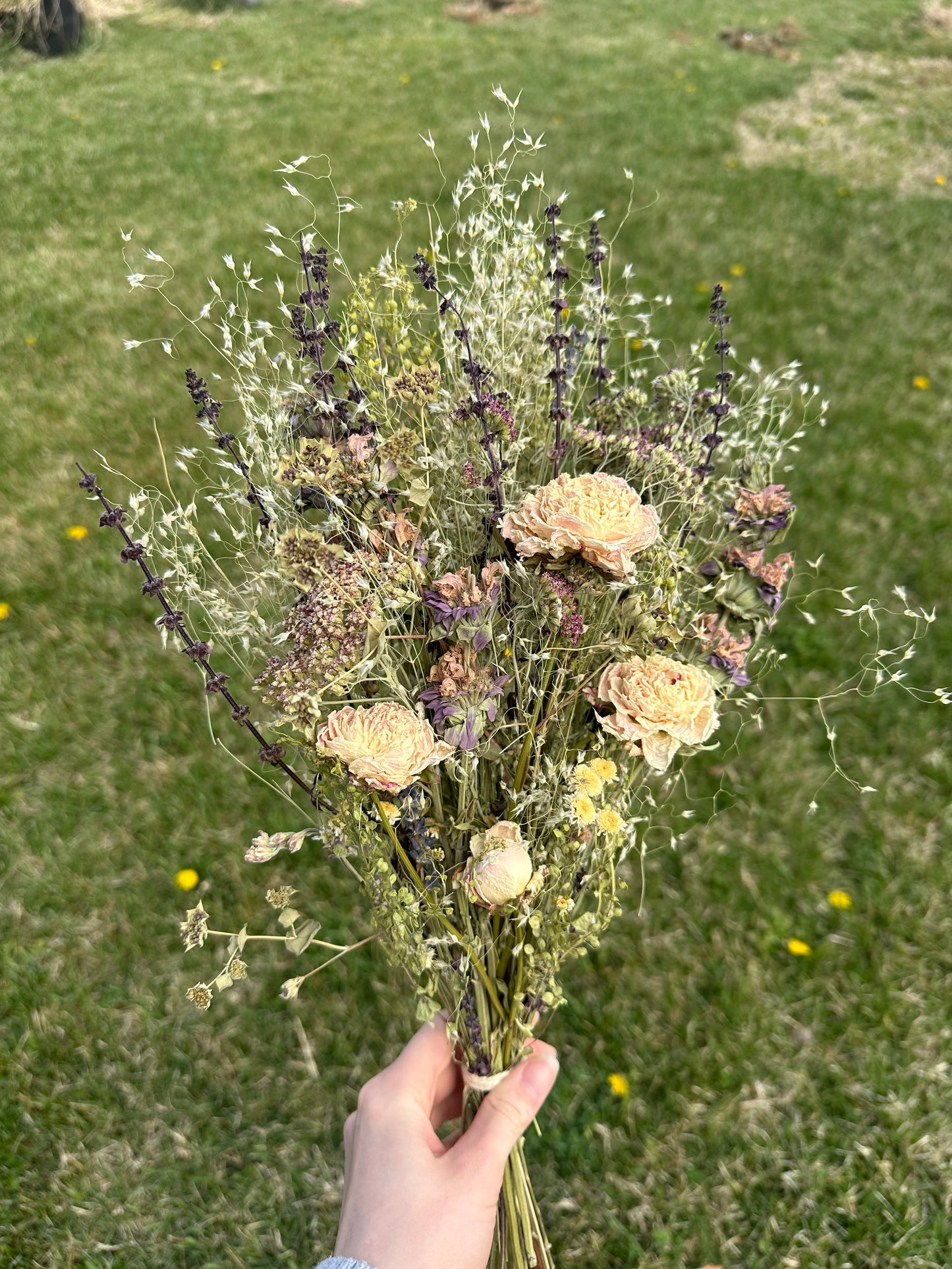 Spring Dried Flower Bouquet