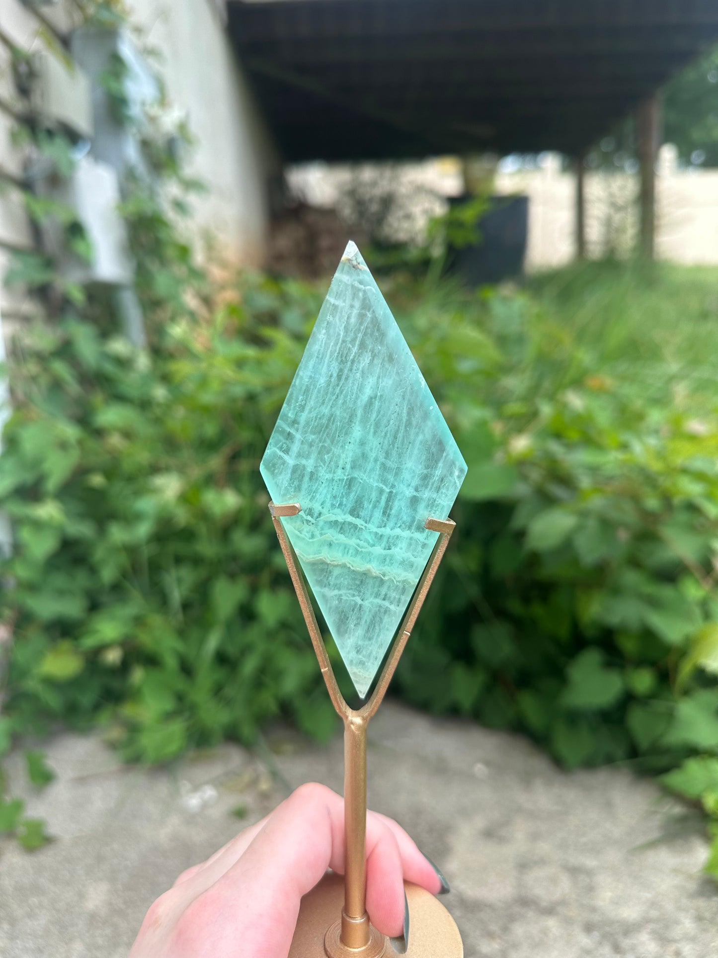 Fluorite Diamond + stand