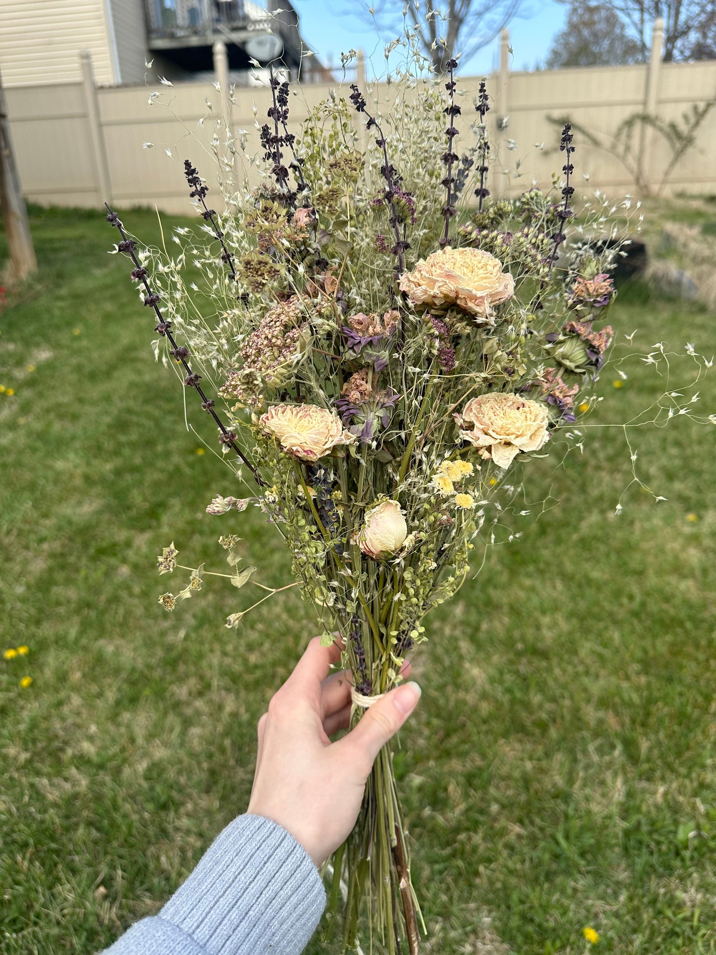 Spring Dried Flower Bouquet