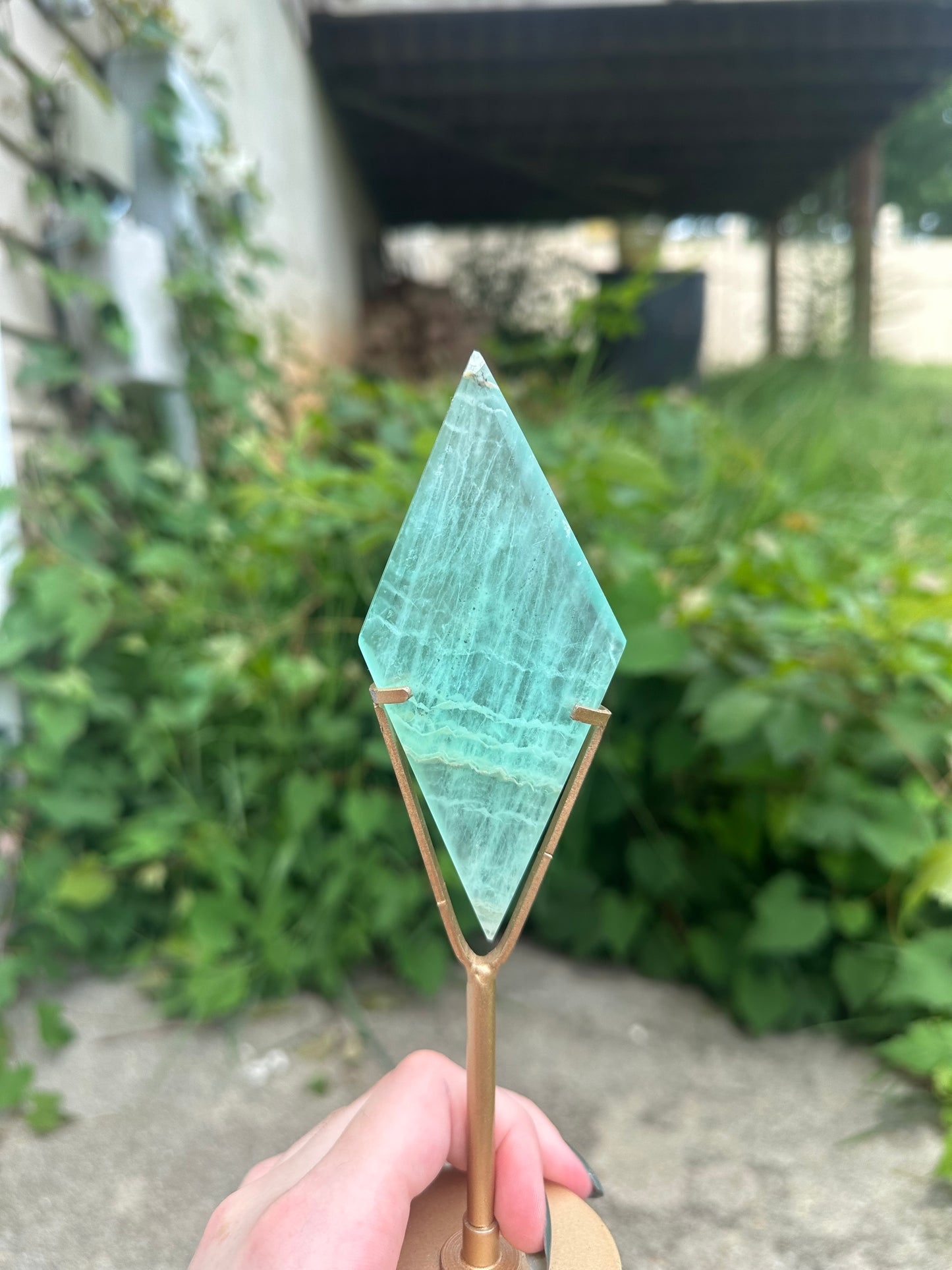 Fluorite Diamond + stand