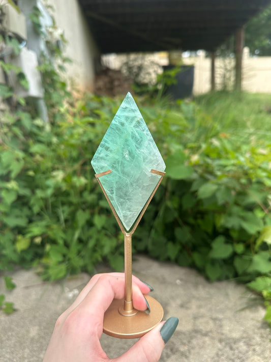 Fluorite Diamond + stand
