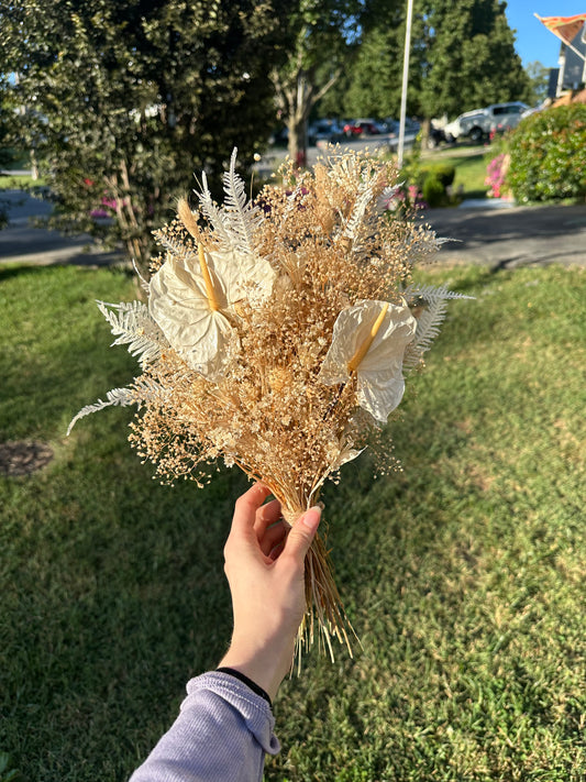 Anthurium Dried Bridal Bouquet