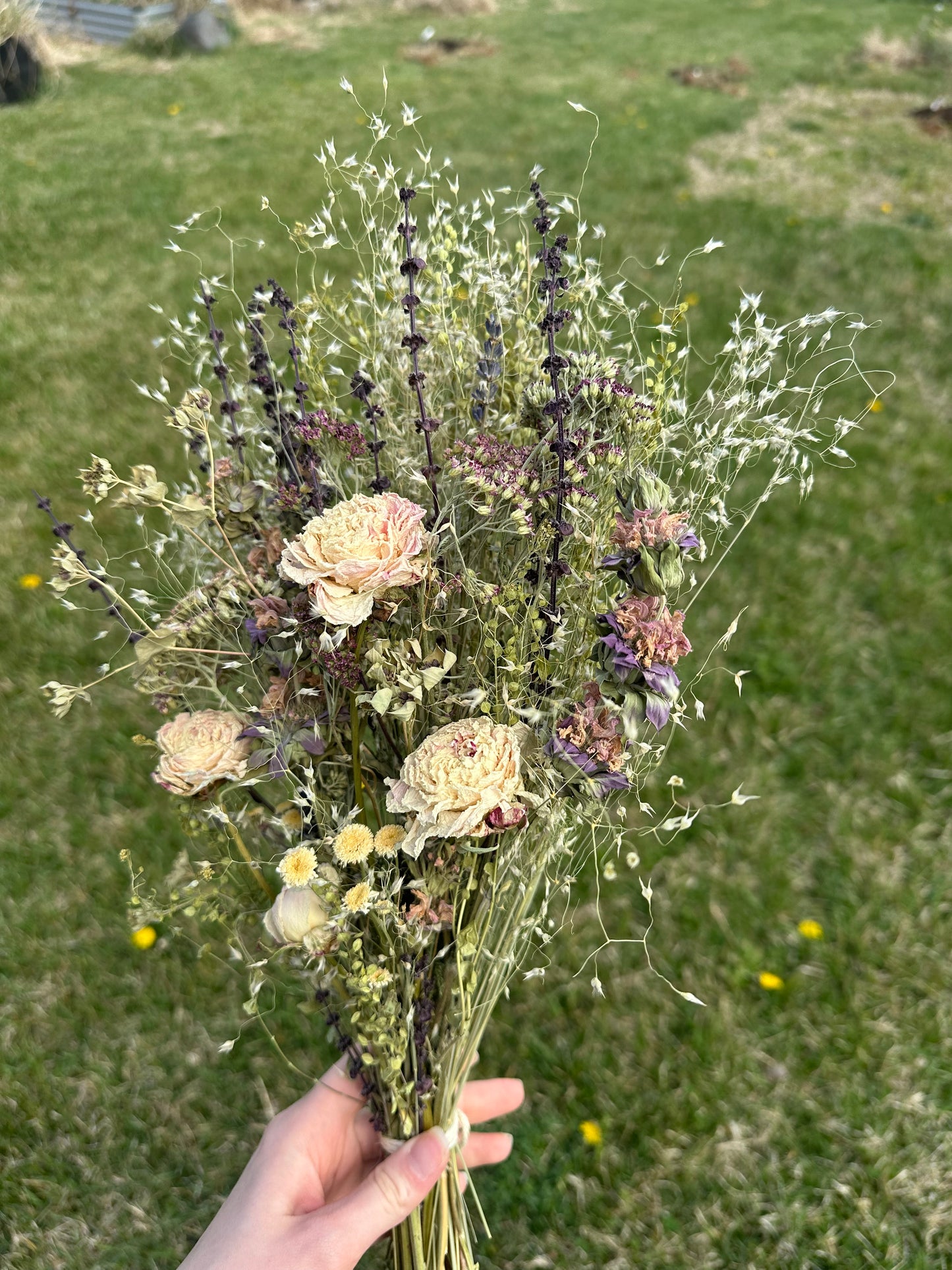 Spring Dried Flower Bouquet