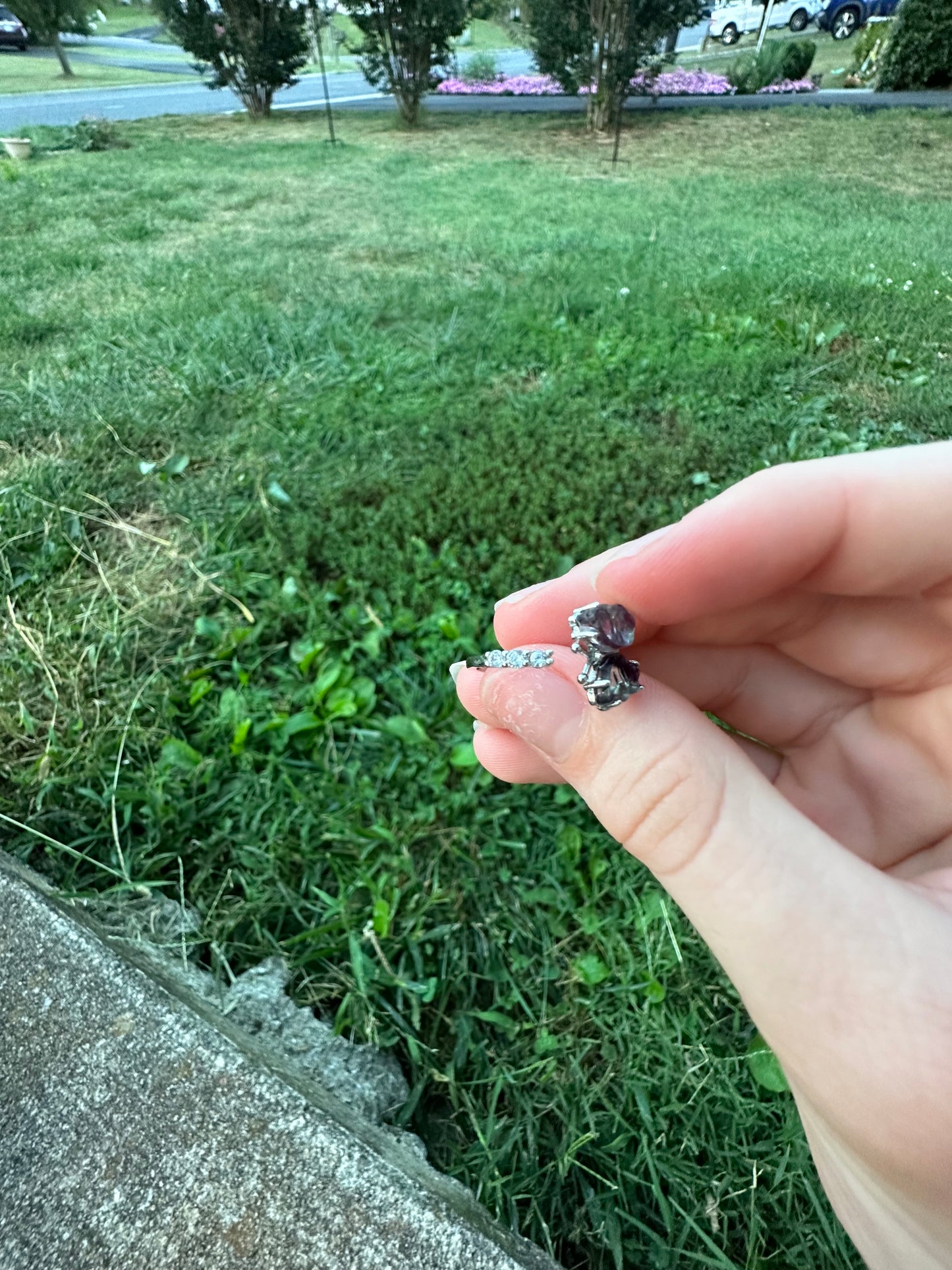 Fluorite Butterfly ring