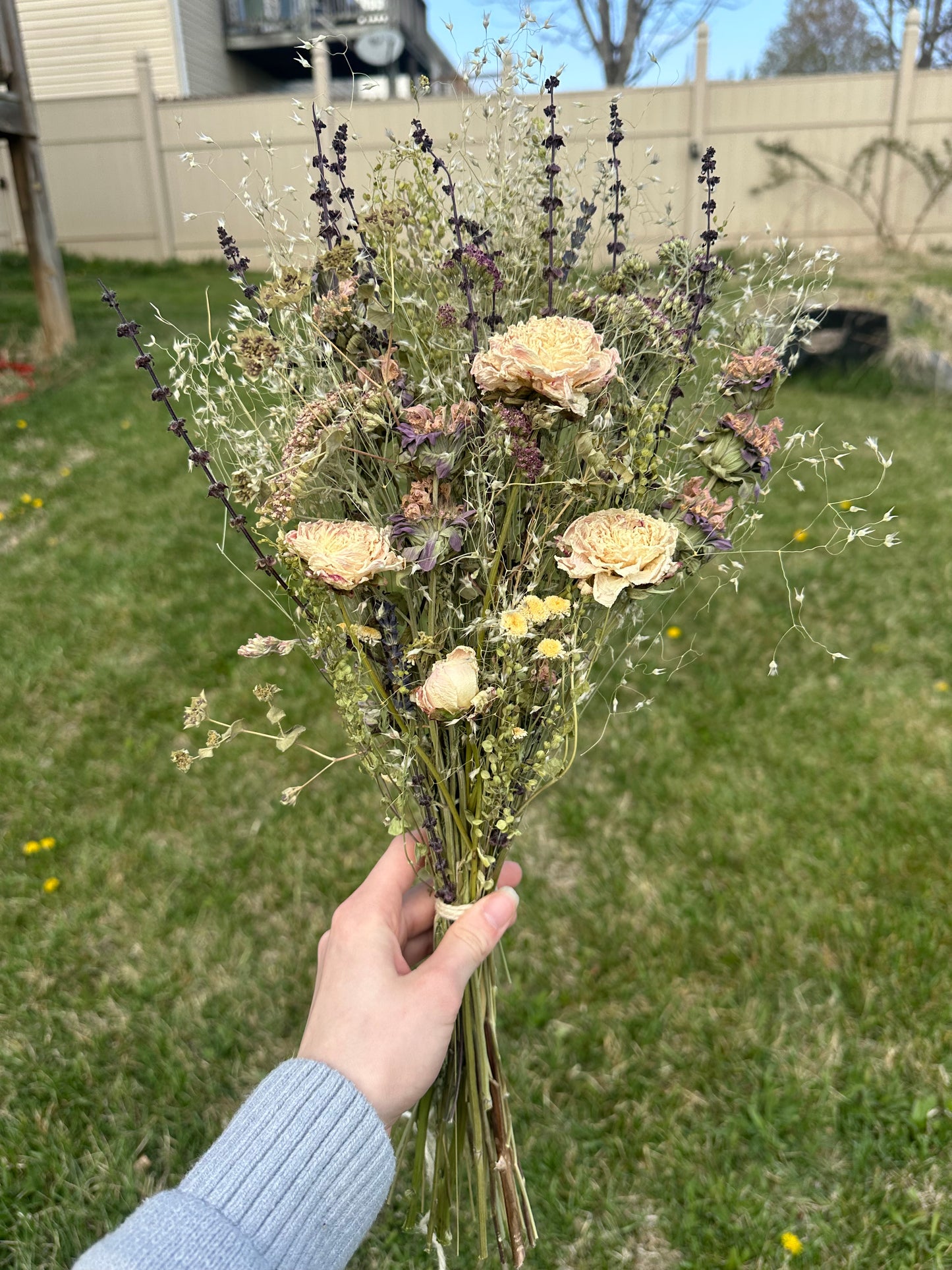 Spring Dried Flower Bouquet