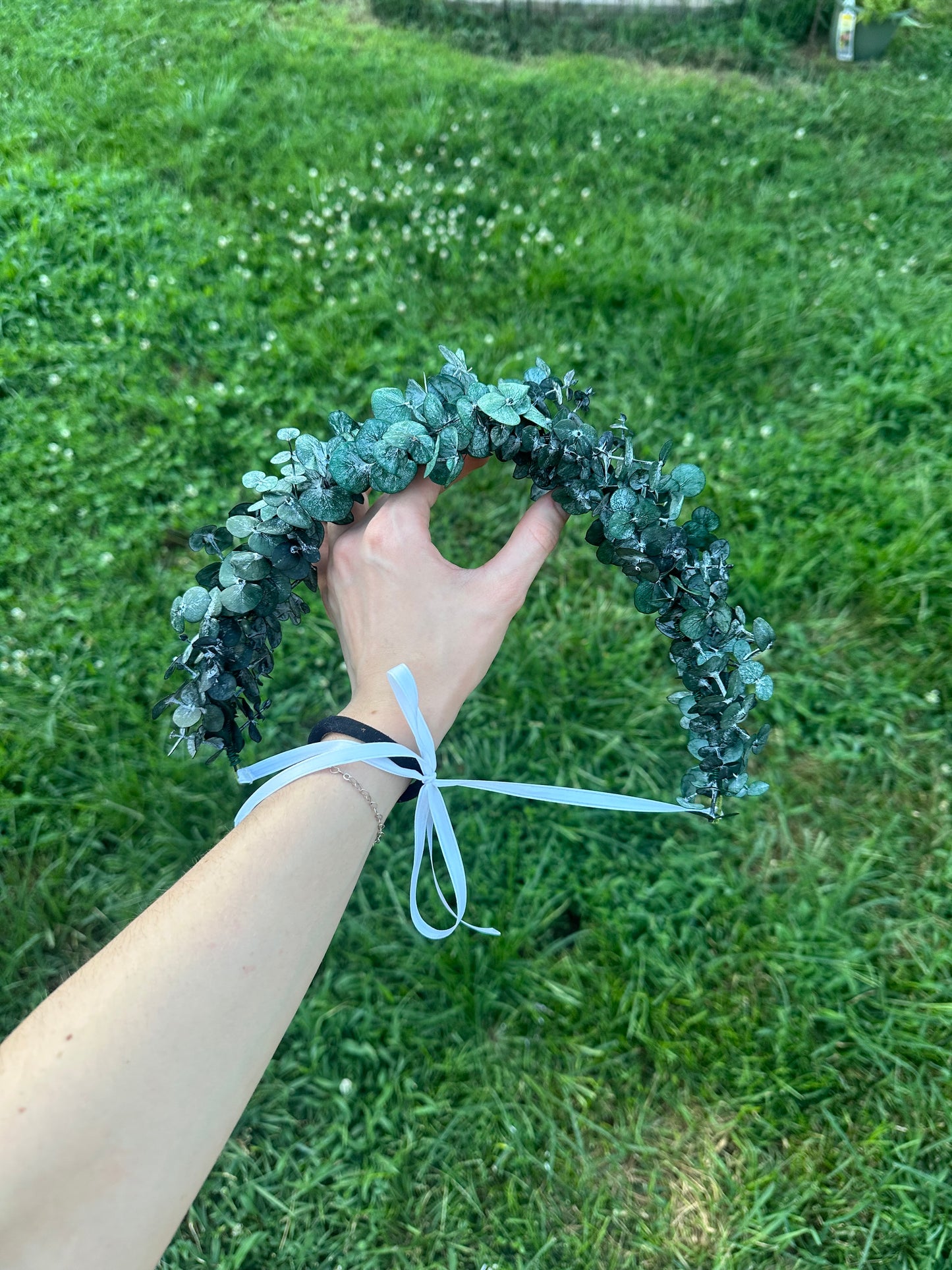 Eucalyptus Dried Flower Crown