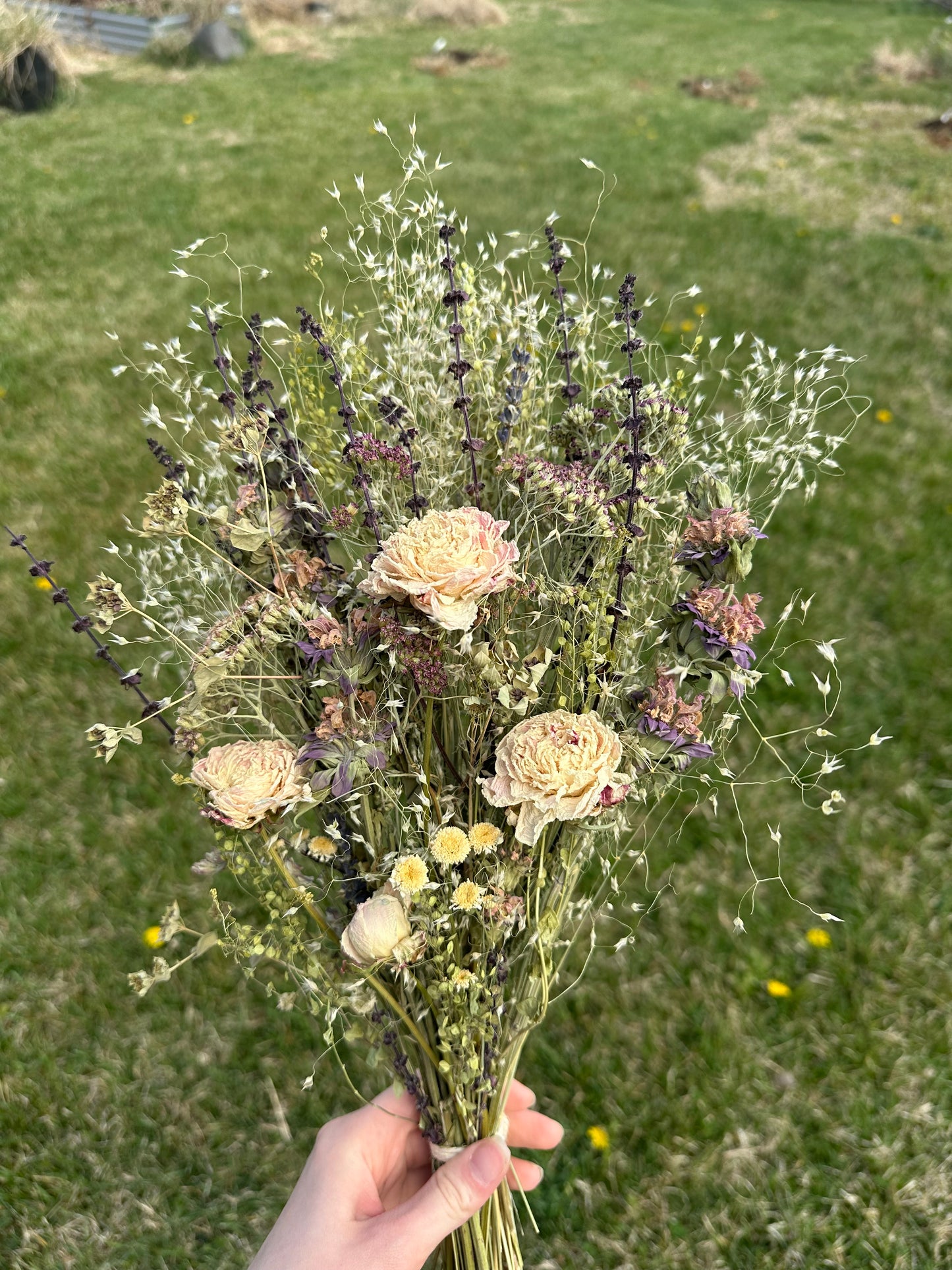 Spring Dried Flower Bouquet