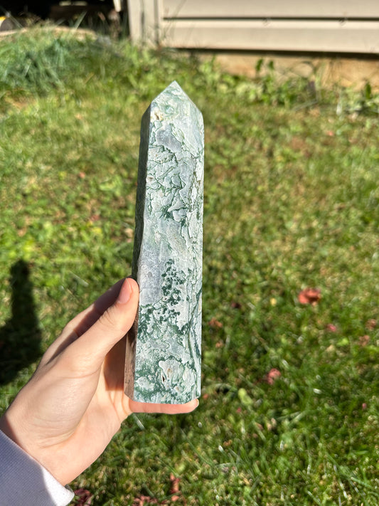Moss Agate tower #1