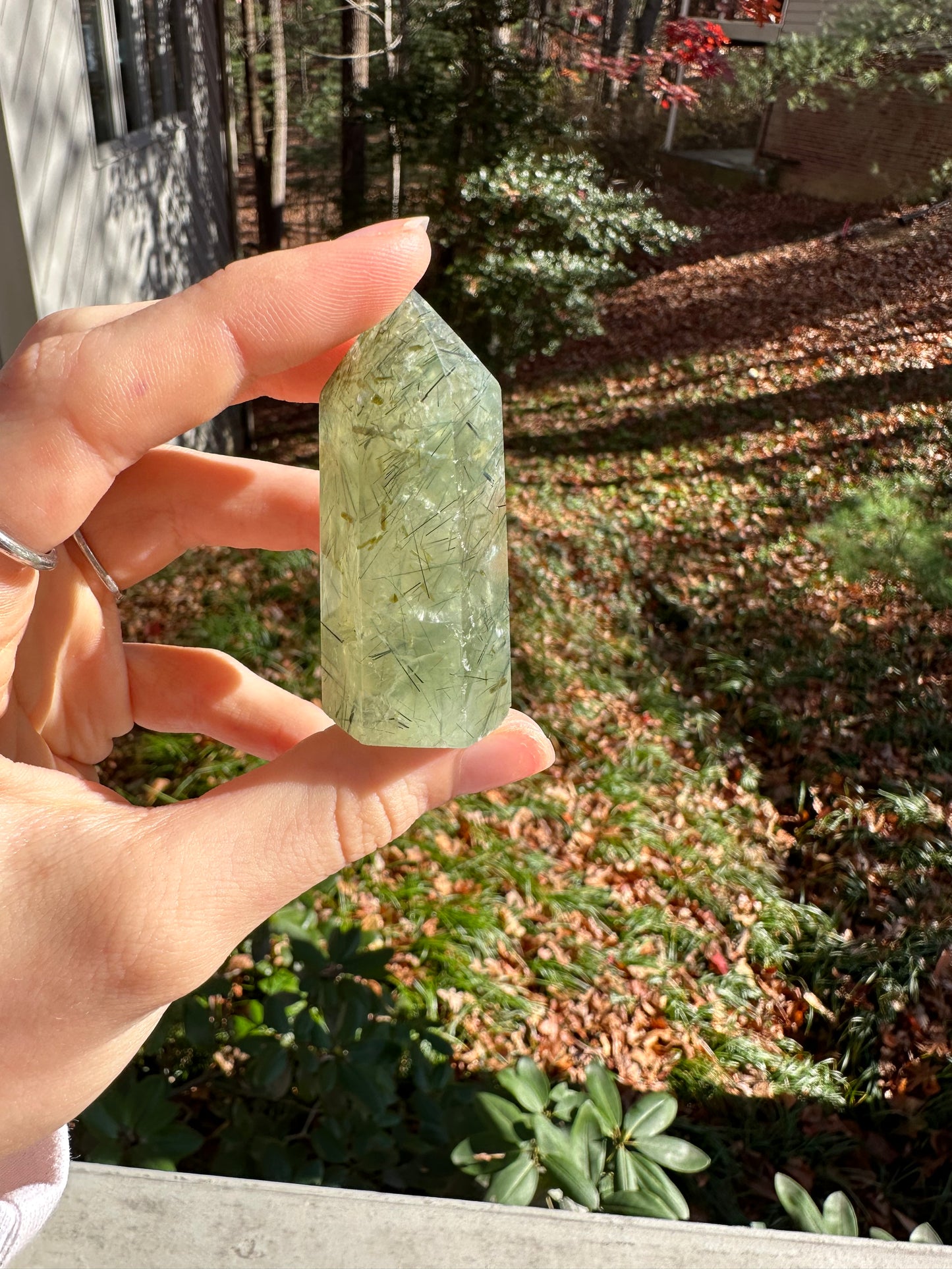Prehnite tower #1