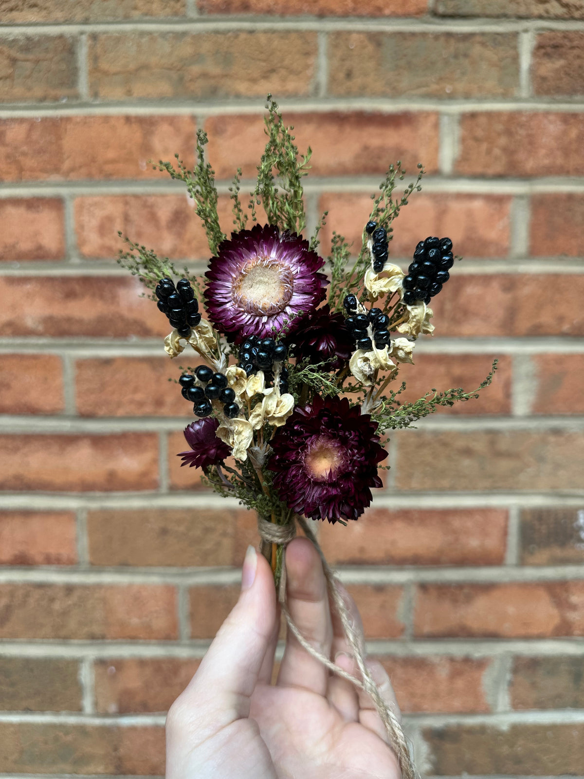 Burgundy Blackberry Mini Bouquet