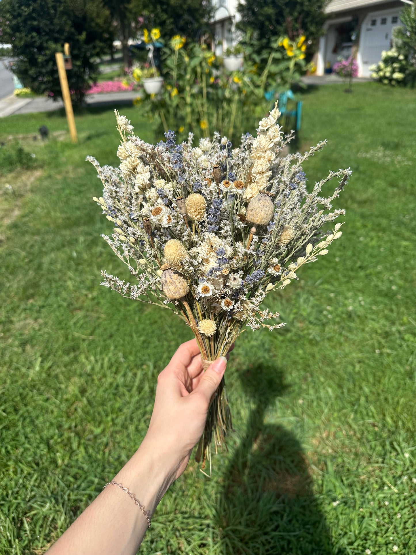 Lavender Fields Dried Flower Bouquet