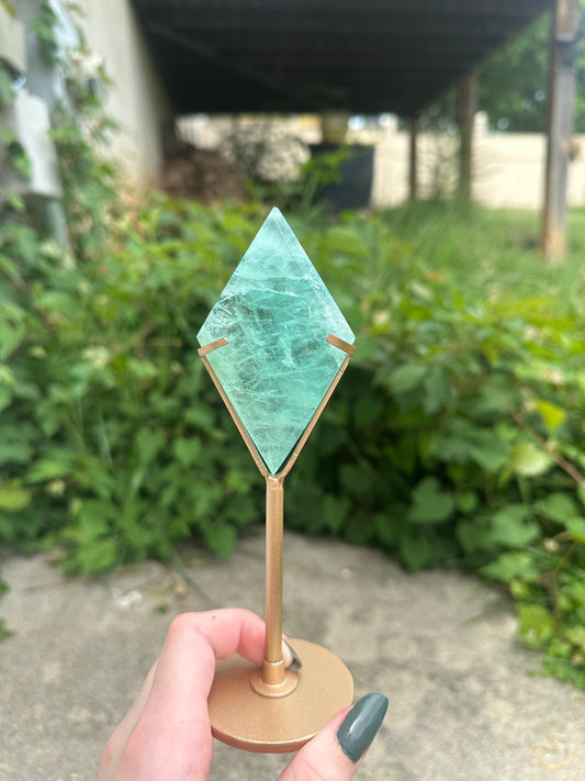 Fluorite Diamond + stand