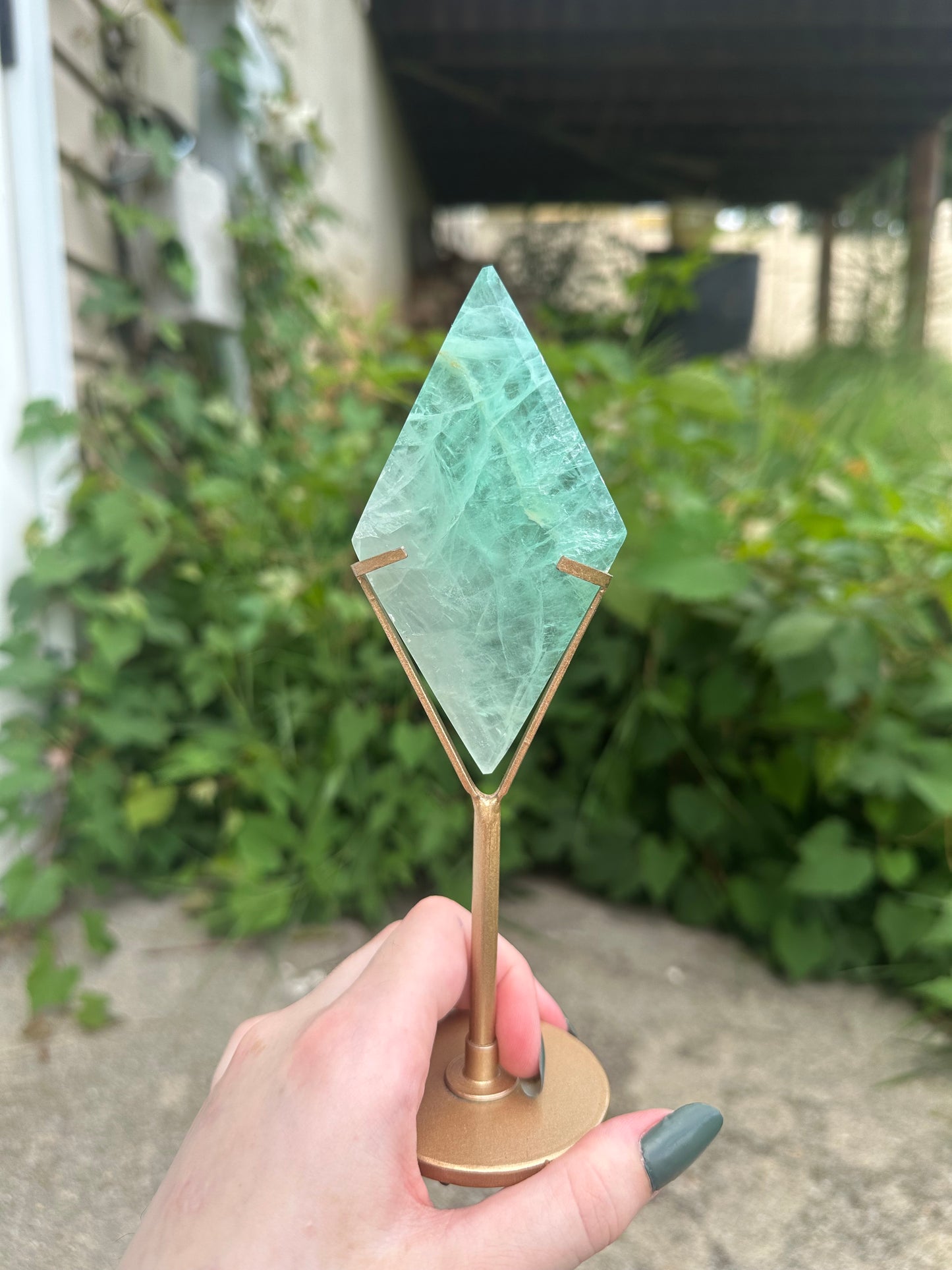 Fluorite Diamond + stand
