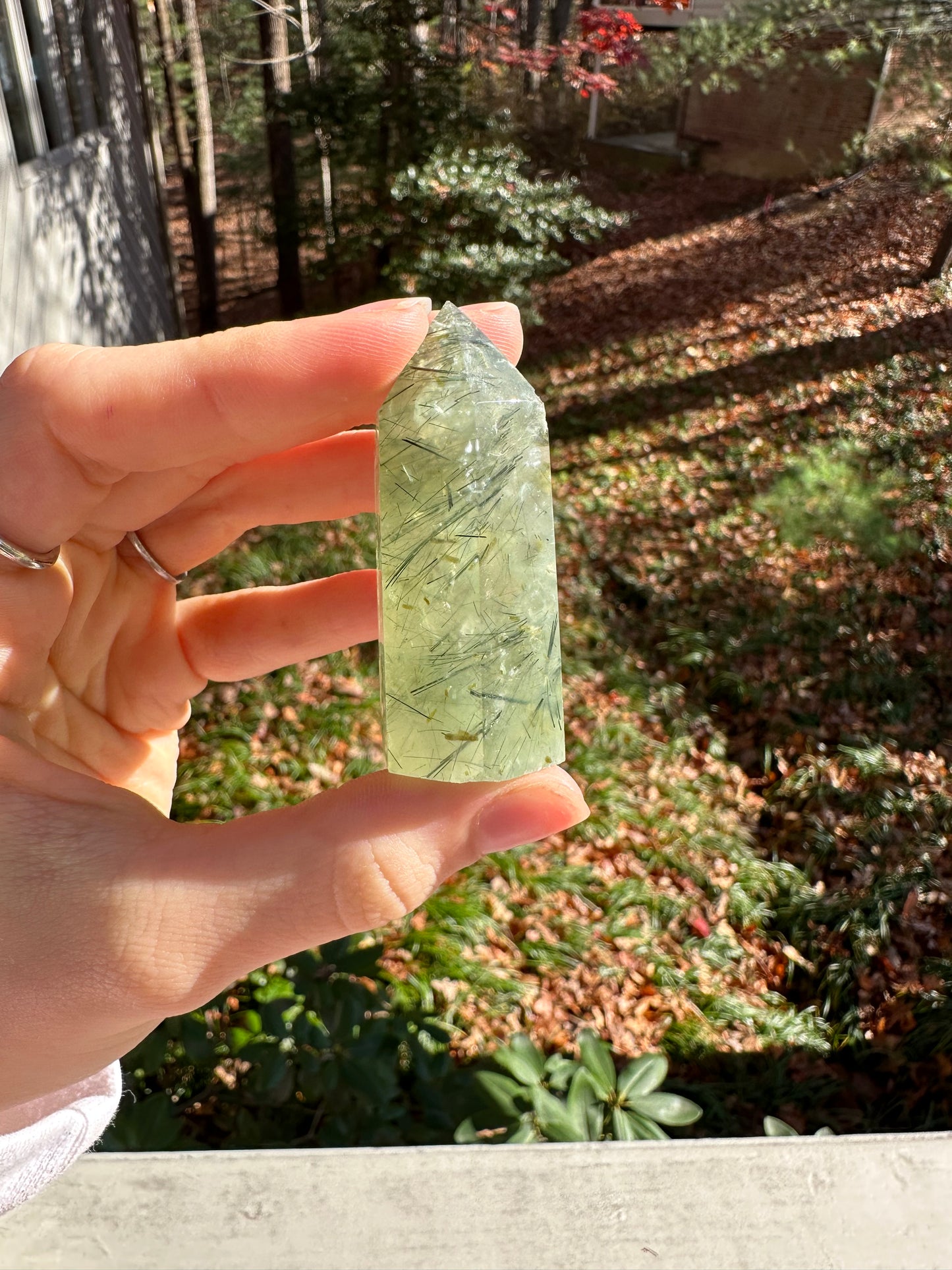 Prehnite tower #1