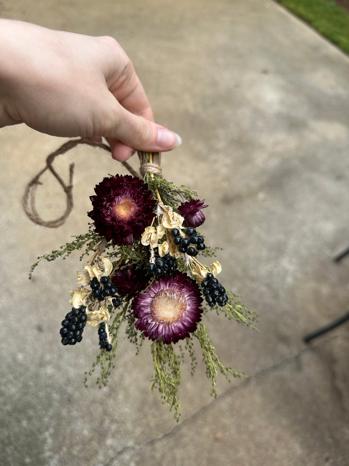 Burgundy Blackberry Mini Bouquet