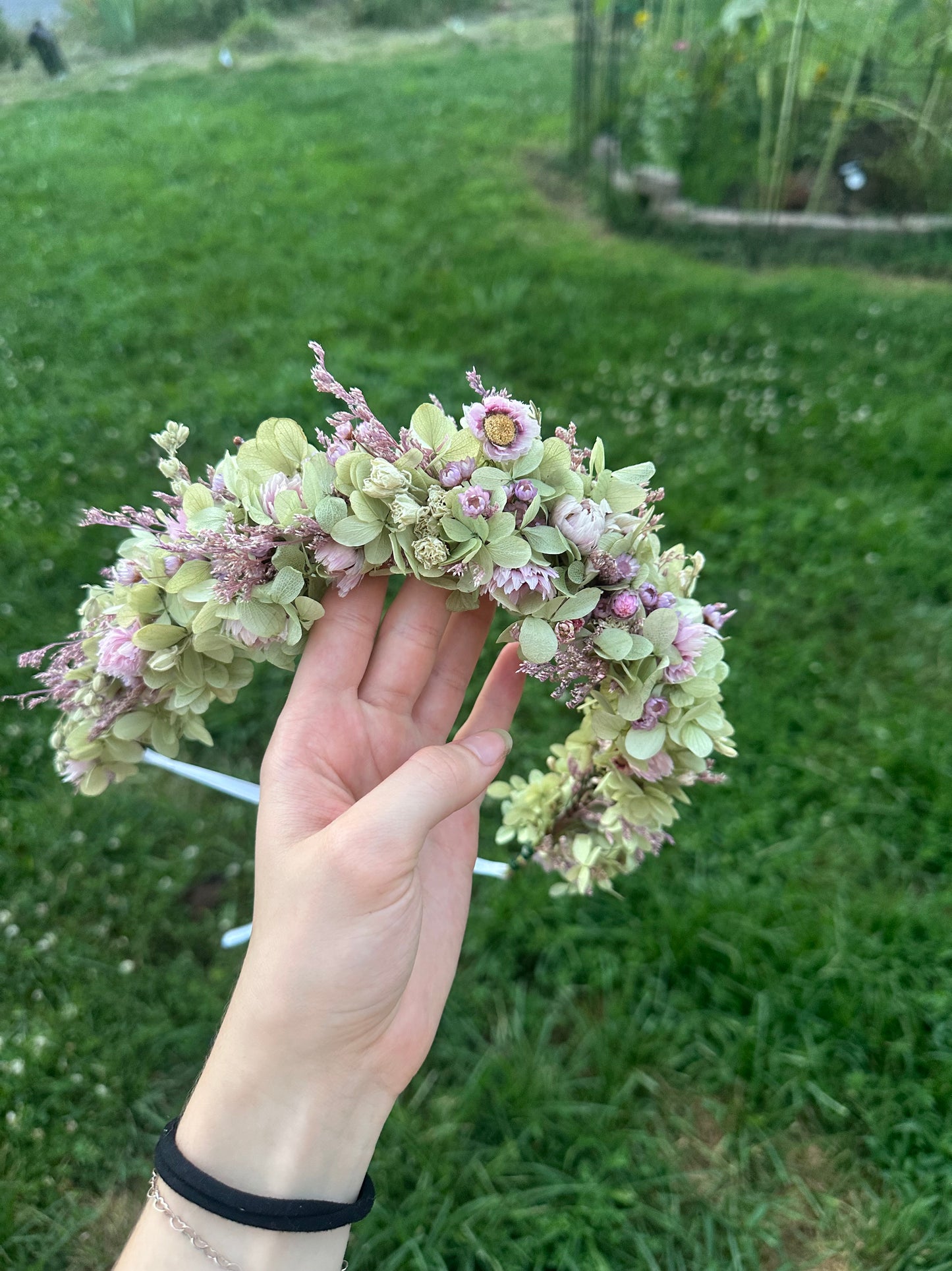 Summer Dried Flower Crown