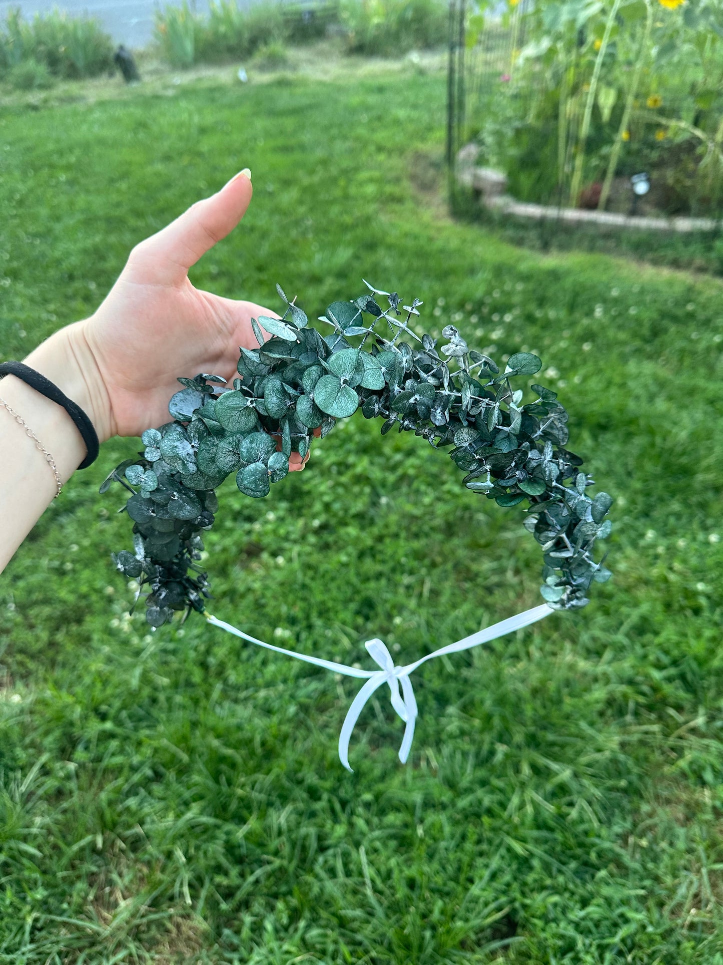 Eucalyptus Dried Flower Crown