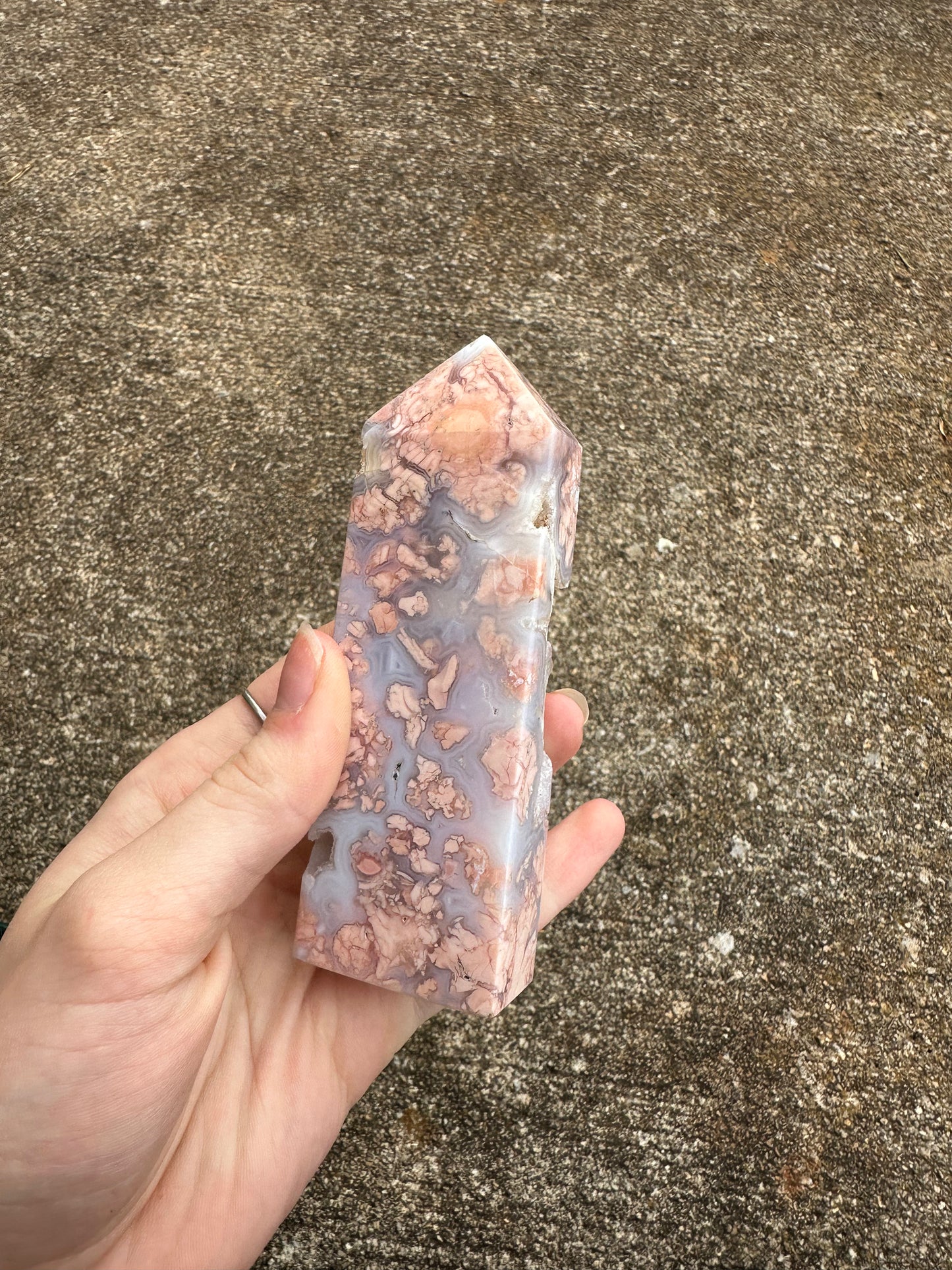 Cotton Candy Agate Tower #10