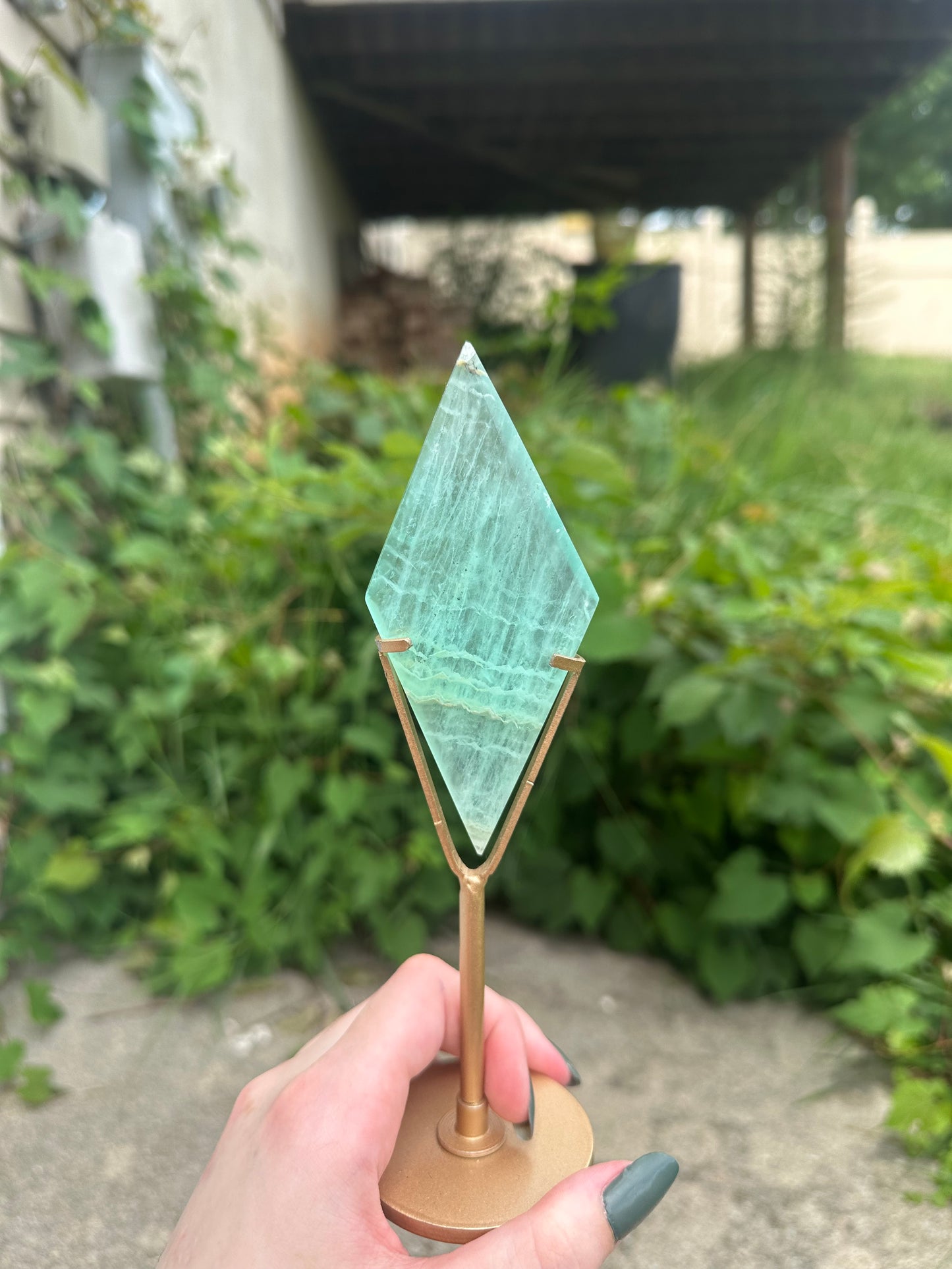Fluorite Diamond + stand