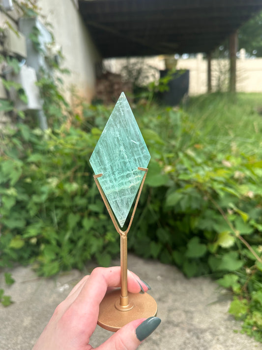Fluorite Diamond + stand