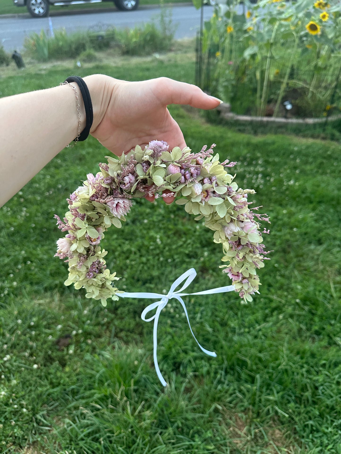 Summer Dried Flower Crown