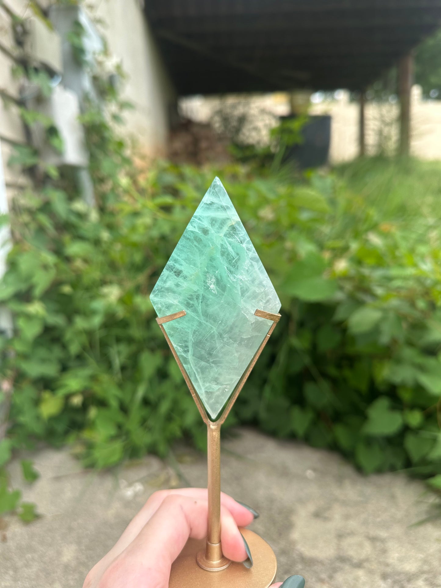Fluorite Diamond + stand