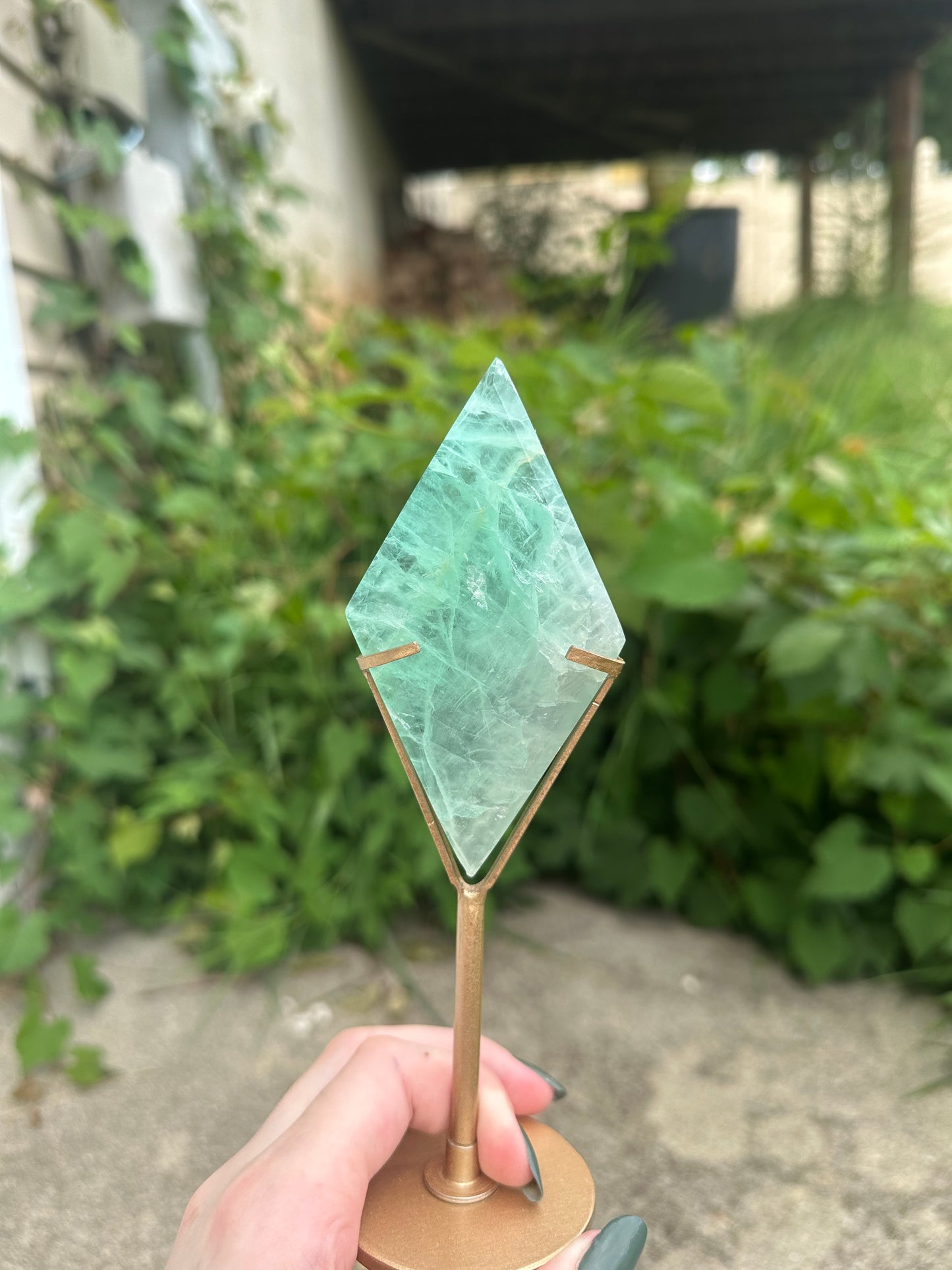 Fluorite Diamond + stand